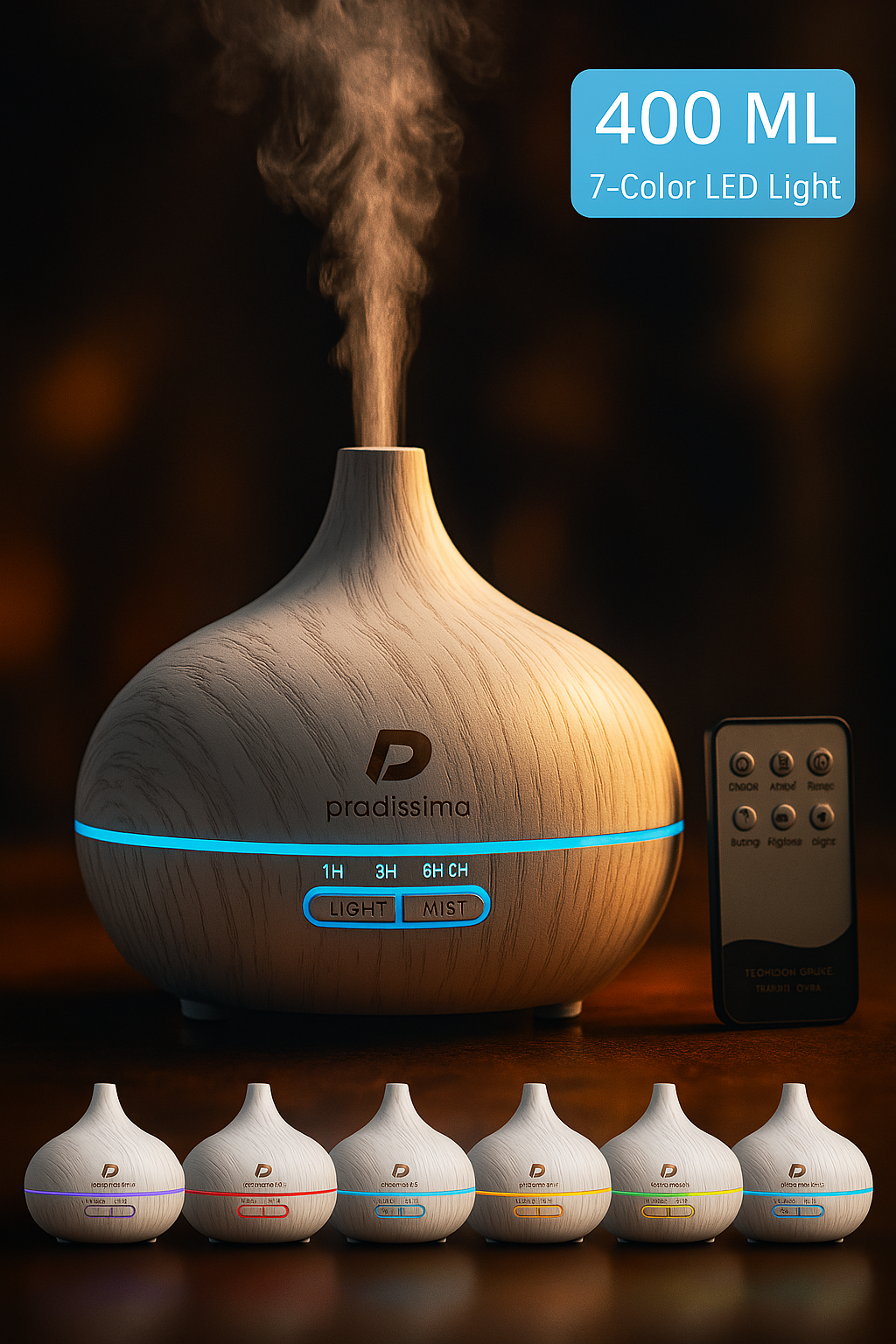 Aromatherapy Diffuser +10 Free Essential Oils