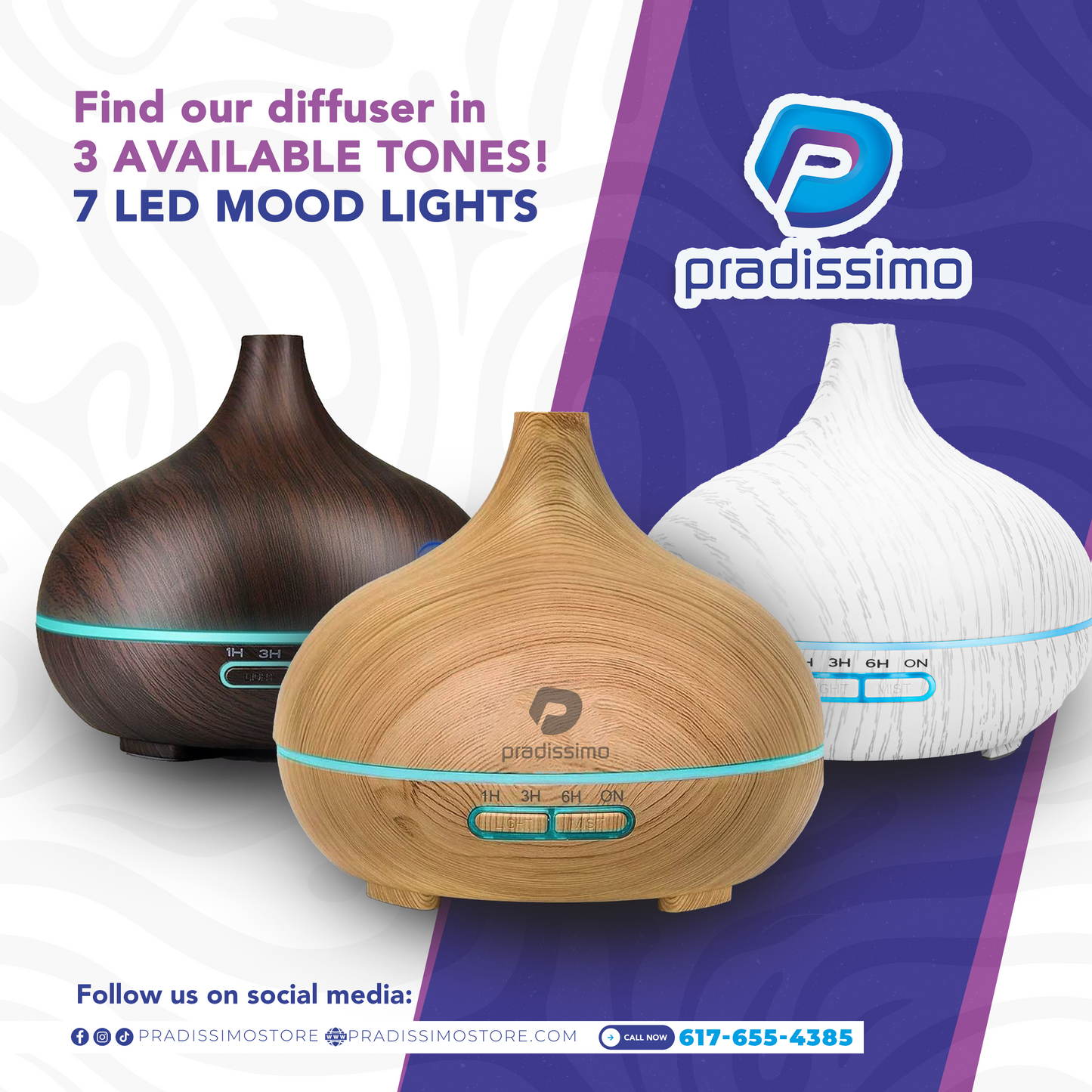 Aromatherapy Diffuser +10 Free Essential Oils